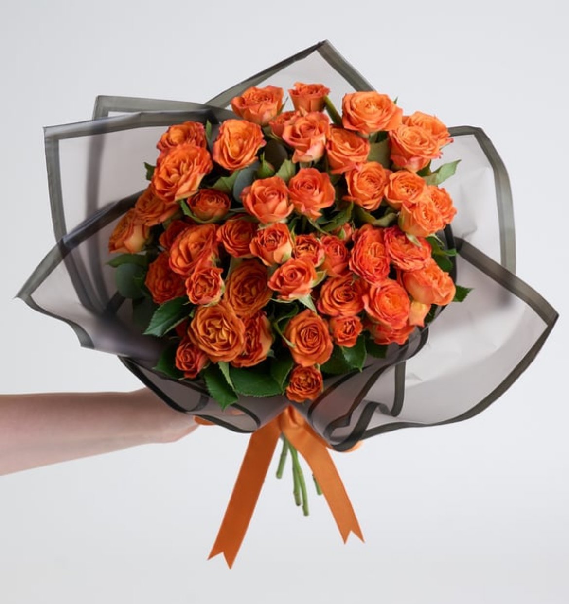 TURUNCU GÜLLER ÇİÇEK BUKETİ